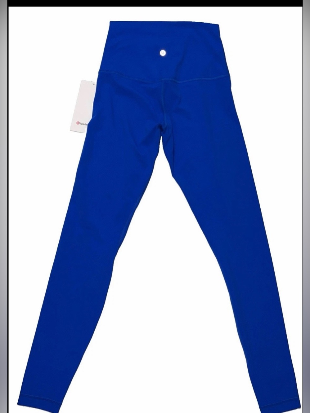 NWT LULULEMON SIZE 6 ALIGN SUPER HIGH RISE 28”L PANT AUTHENTIC CERULEAN BLUE - Picture 3 of 15